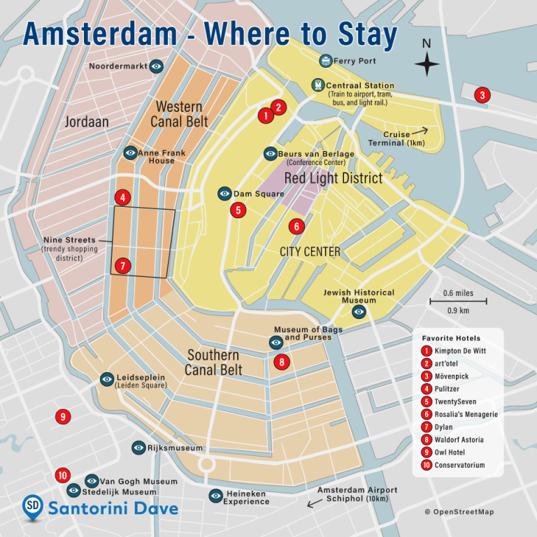 Best Area to Stay in Amsterdam for Tourists